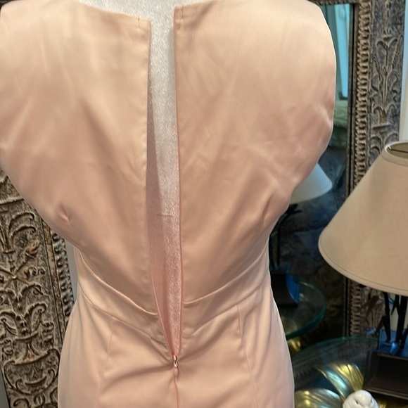 Mielczarkowski L pink sleeveless dress fit & flare - Picture 2 of 6